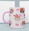 Caneca Brilhante Meninas Superpoderosas Florzinha