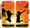 PAR DE CASES  BFF SILHOUETTE